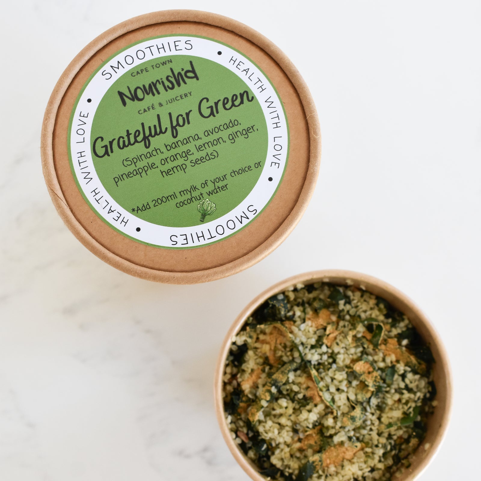 Grateful for Green Frozen Smoothie Box