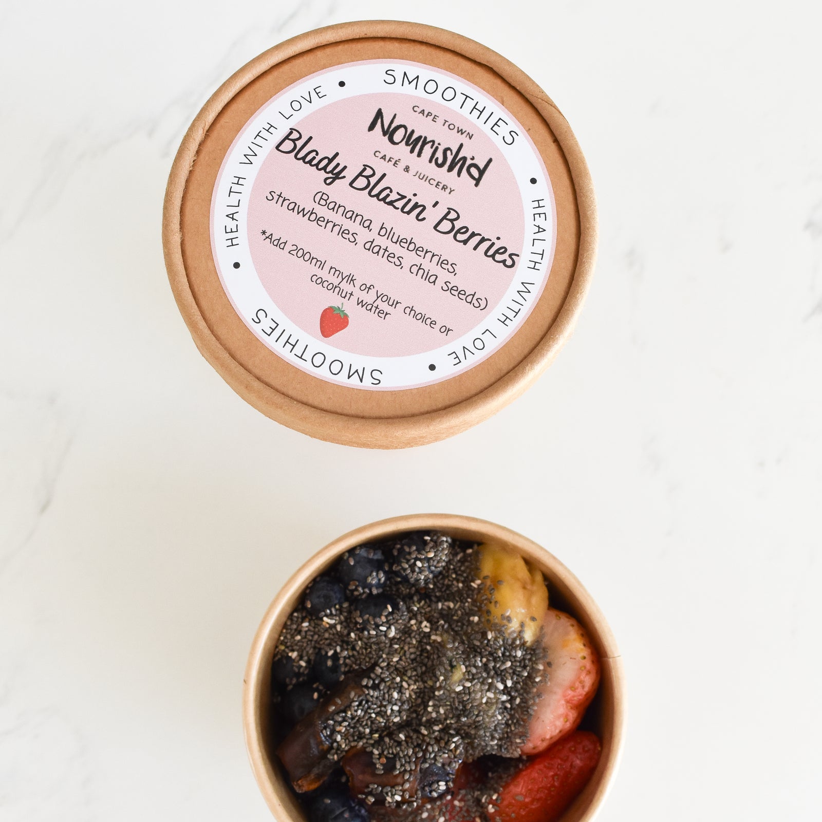 Blady Blazin' Berries Frozen Smoothie Box