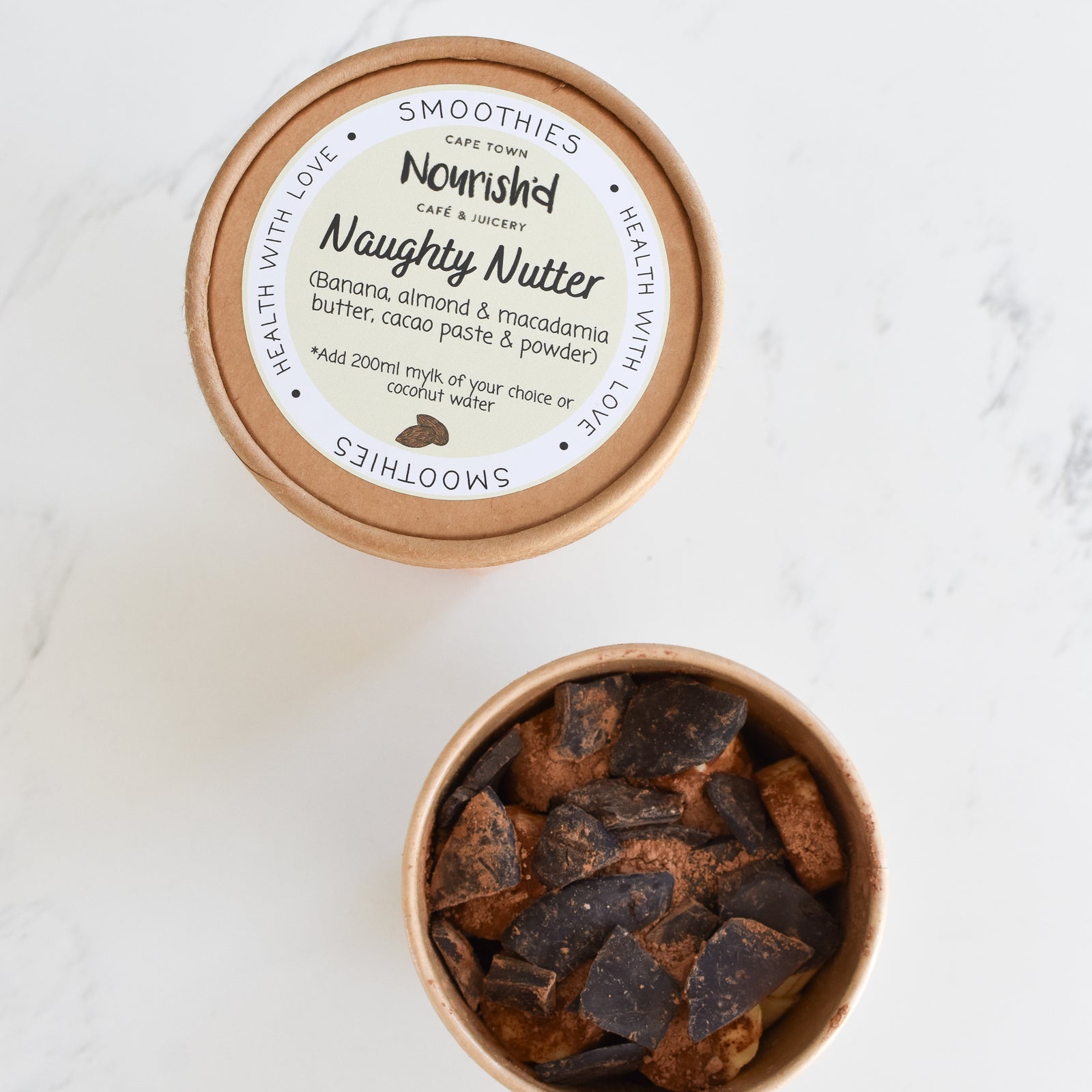 Naughty Nutter Frozen Smoothie Box