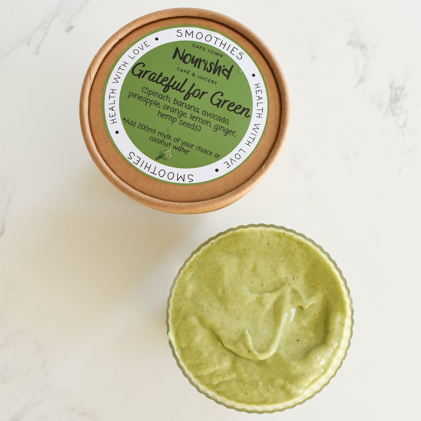 Grateful for Green Frozen Smoothie Box